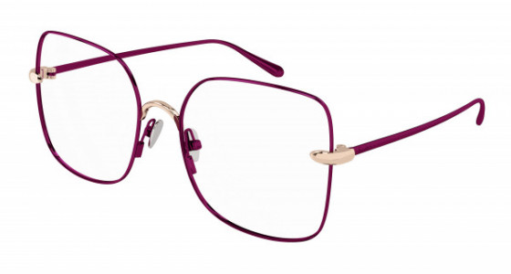 Pomellato PM0108O Eyeglasses, 002 - VIOLET with TRANSPARENT lenses