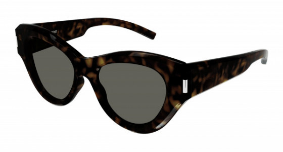 Saint Laurent SL 506 Sunglasses, 002 - HAVANA with GREY lenses