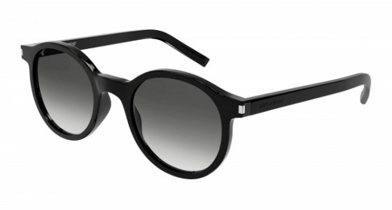 Saint Laurent SL 521 Sunglasses, 001 - BLACK with GREY lenses