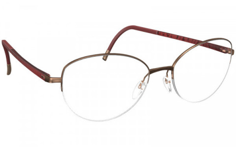 Silhouette Illusion Nylor 4560 Eyeglasses, 6040 Velvet Apricot