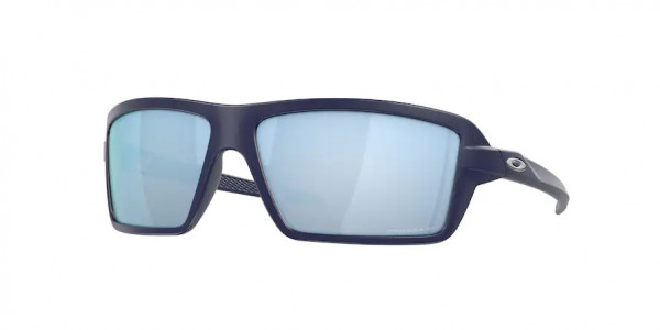 Oakley OO9129 CABLES Sunglasses, 912913 CABLES MATTE NAVY PRIZM DEEP W (BLUE)