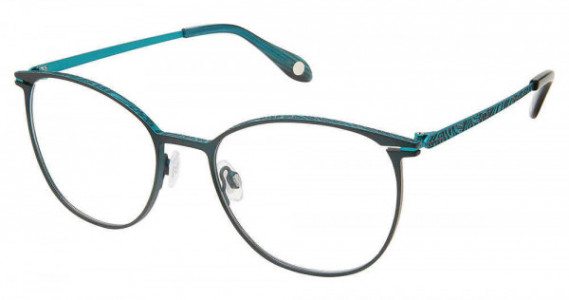 Fysh UK F-3685 Eyeglasses, M104-TEAL TURQUOISE