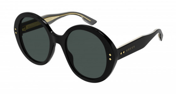 Gucci GG1081S Sunglasses, 001 - BLACK with GREY lenses