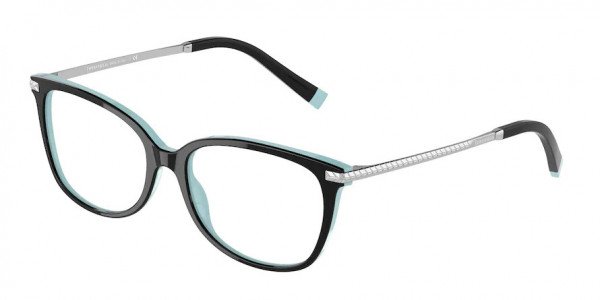 Tiffany & Co. TF2221F Eyeglasses, 8055 BLACK ON TIFFANY BLUE (BLACK)