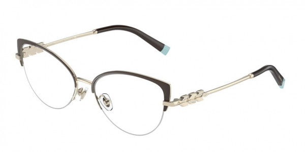 Tiffany & Co. TF1145B Eyeglasses, 6172 BROWN ON PALE GOLD (BROWN)