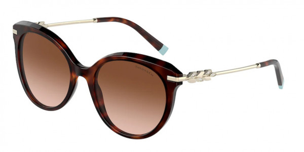 Tiffany & Co. TF4189B Sunglasses, 80023B HAVANA BROWN GRADIENT (TORTOISE)