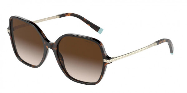 Tiffany & Co. TF4191 Sunglasses, 80153B HAVANA BROWN GRADIENT (TORTOISE)
