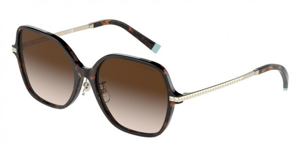 Tiffany & Co. TF4191F Sunglasses, 80153B HAVANA BROWN GRADIENT (TORTOISE)