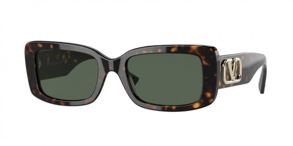 Valentino VA4108F Sunglasses, 500271 HAVANA (BROWN)