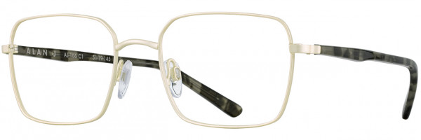 Alan J Alan J 166 Eyeglasses, 1 - Light Gold / Army