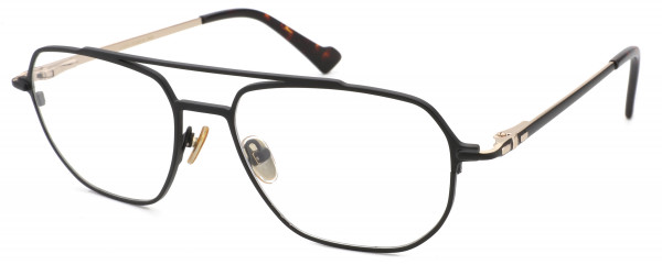 Di Caprio DC502 Eyeglasses, Black Gold