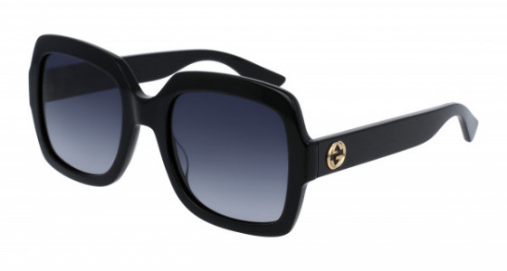 Gucci GG0036SN Sunglasses, 001 - BLACK with GREY lenses