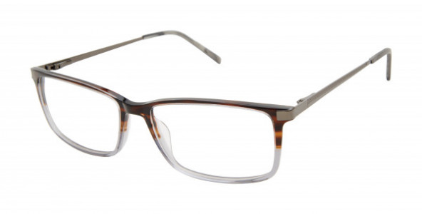 Geoffrey Beene G535 Eyeglasses, Brown Grey (BRN)