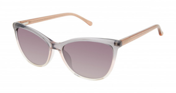 Lulu Guinness L180 Sunglasses, Grey Rose (GRY)