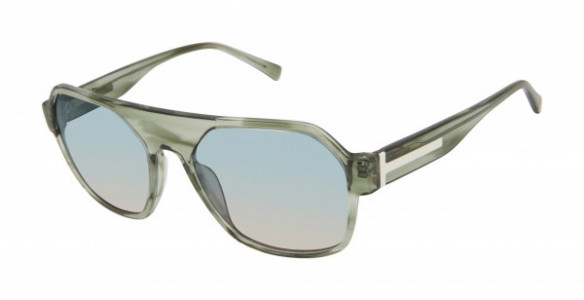 Ted Baker TBU001 Sunglasses, Green (GRN)