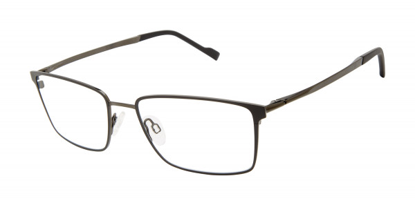TITANflex 827063 Eyeglasses, Black/Dark Gunmetal - 10 (BLK)