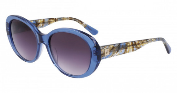 Anne Klein AK7081 Sunglasses, 400 Blue Crystal