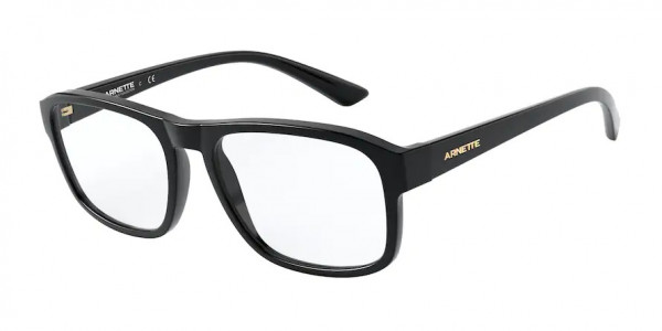 Arnette AN7176 BOBBY Eyeglasses, 41 BOBBY SHINY BLACK (BLACK)