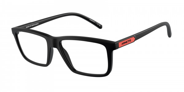 Arnette AN7197 EYEKE Eyeglasses, 2900 EYEKE MATTE RECYCLED BLACK (BLACK)