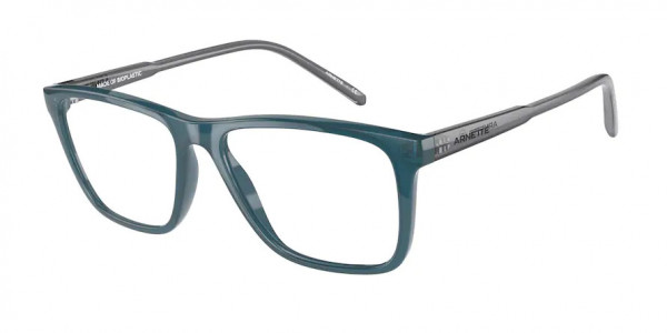 Arnette AN7201 BIG BAD Eyeglasses, 2772 BIG BAD TRANSPARENT TEAL (BLUE)
