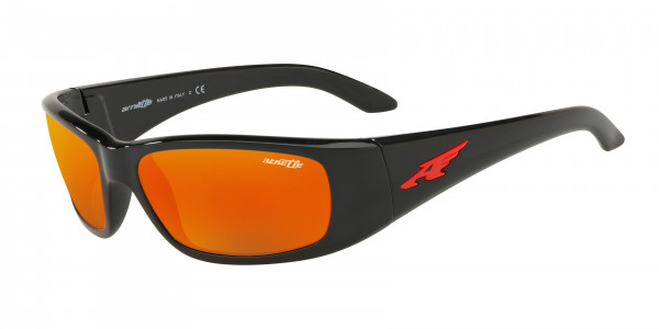 Arnette AN4178 QUICK DRAW Sunglasses, 25936Q QUICK DRAW SHINY BLACK DARK GR (BLACK)