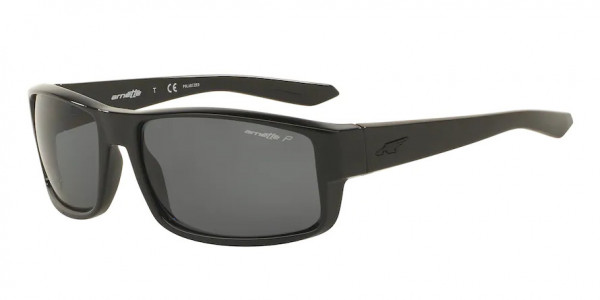 Arnette AN4224 BOXCAR Sunglasses, 41/81 BOXCAR SHINY BLACK POLAR DARK (BLACK)