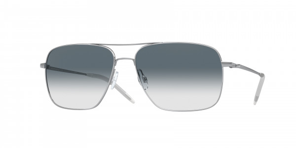 Oliver Peoples OV1150S CLIFTON Sunglasses, 50363F CLIFTON SILVER CHROME SAPPHIRE (SILVER)