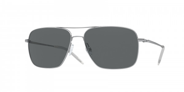 Oliver Peoples OV1150S CLIFTON Sunglasses, 5036P2 CLIFTON SILVER MIDNIGHT POLAR (SILVER)