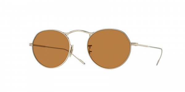 Oliver Peoples OV1220S M-4 30TH Sunglasses, 503553 M-4 30TH GOLD COGNAC (GOLD)