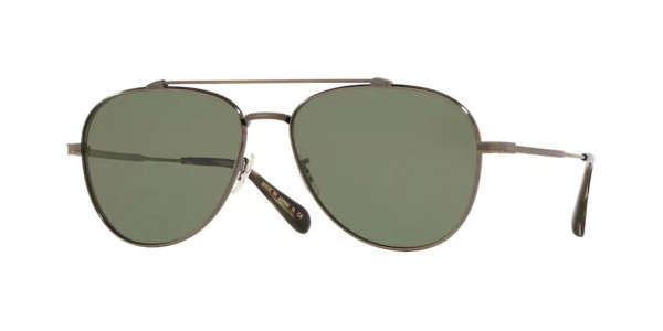 Oliver Peoples OV1266ST RIKSON Sunglasses, 50769A RIKSON ANTIQUE PEWTER G-15 POL (BROWN)