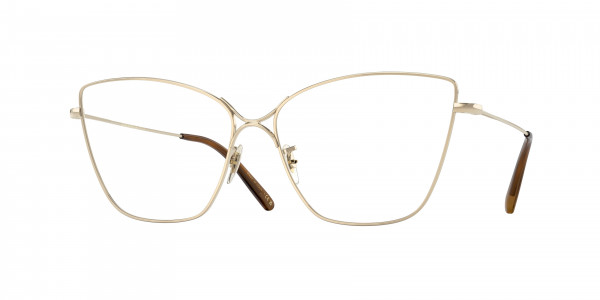 Oliver Peoples OV1288S MARLYSE Sunglasses, 5145SB MARLYSE GOLD CLEAR BLUE LIGHT (GOLD)