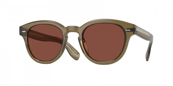 Oliver Peoples OV5413SU CARY GRANT SUN Sunglasses, 1678C5 CARY GRANT SUN DUSTY OLIVE ROS (GREEN)