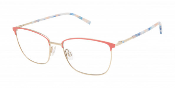 Humphrey's 582312 Eyeglasses, Coral/Gold - 50 (COR)