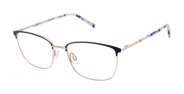 Humphrey's 582312 Eyeglasses, Navy/Rose Gold - 70 (NAV)