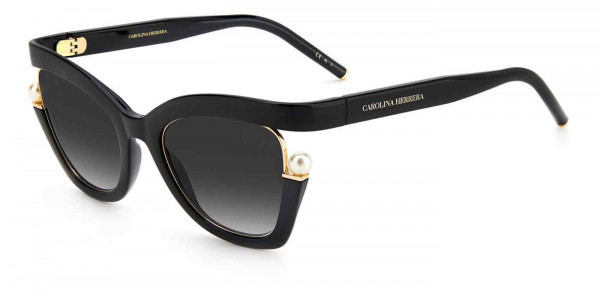 Carolina Herrera CH 0002/S Sunglasses, 0807 BLACK