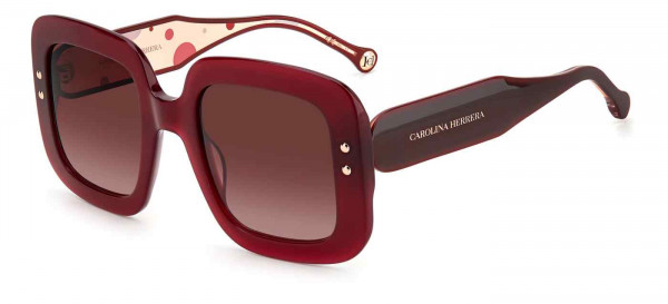 Carolina Herrera CH 0010/S Sunglasses, 0LHF BURGUNDY