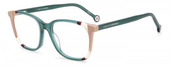 Carolina Herrera CH 0065 Eyeglasses, 0HBJ TEAL BROWN