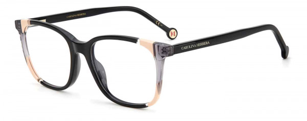 Carolina Herrera CH 0065 Eyeglasses, 0KDX BLACK NUDE
