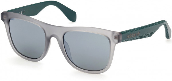 adidas Originals OR0057 Sunglasses, 20Q - Grey/other / Green Mirror