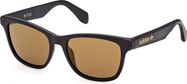 adidas Originals OR0069 Sunglasses, 02G - Matte Black / Matte Black