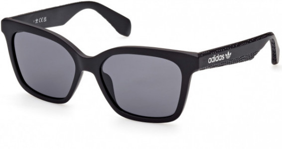 adidas Originals OR0070 Sunglasses, 02A - Matte Black / Smoke