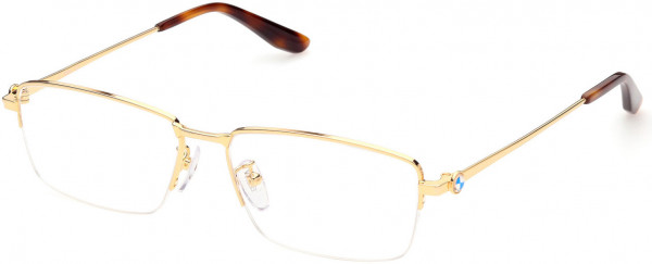 BMW Eyewear BW5038-H Eyeglasses, 030 - Shiny Deep Gold