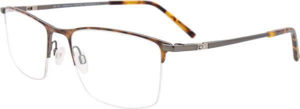 OAK NYC O3017 Eyeglasses, 010 - Brown Tortoise & Steel
