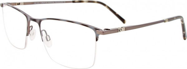 OAK NYC O3017 Eyeglasses, 020 - Grey Tortoise & Steel