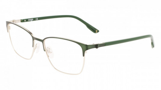 Skaga SK2131 KRETSLOPP Eyeglasses, (314) GREEN SEMIMATTE