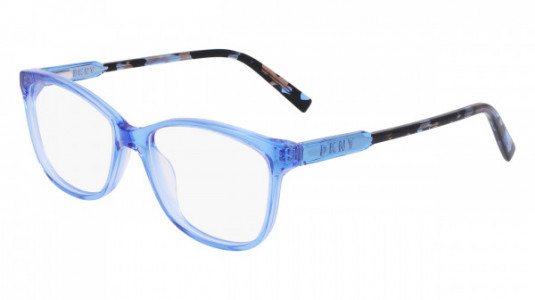 DKNY DK5041 Eyeglasses, (400) CRYSTAL BLUE