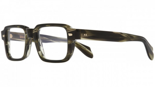 Cutler and Gross CGOP139350 Eyeglasses, (006) STRIPED GREEN HAVANA