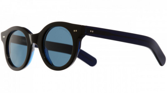 Cutler and Gross CGSN139047 Sunglasses, (001) BLACK ON BLUE
