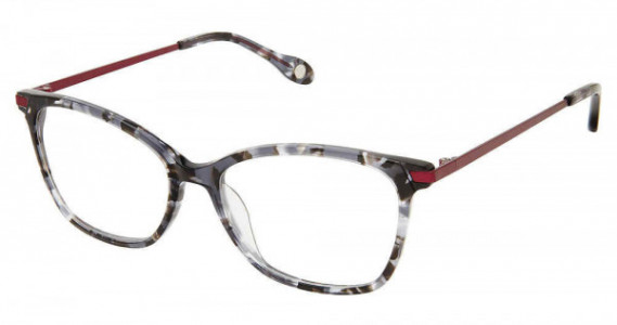 Fysh UK F-3690 Eyeglasses, M400-BLACK EGGPLANT
