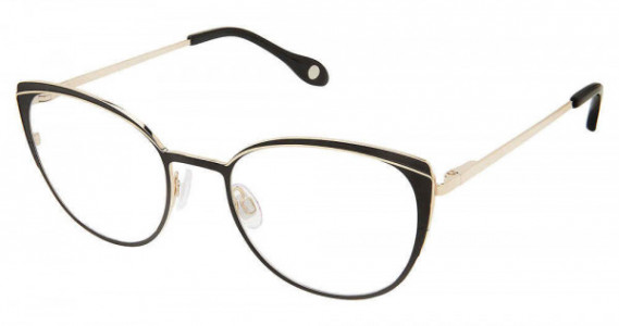 Fysh UK F-3689 Eyeglasses, M200-BLACK GOLD